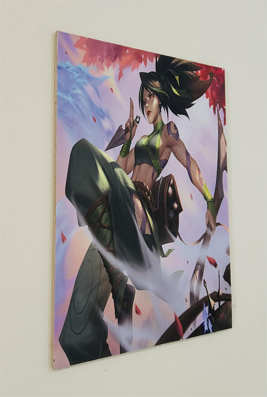 Arttistry Premium Wooden Panel - Akali Professional Print (Copy)