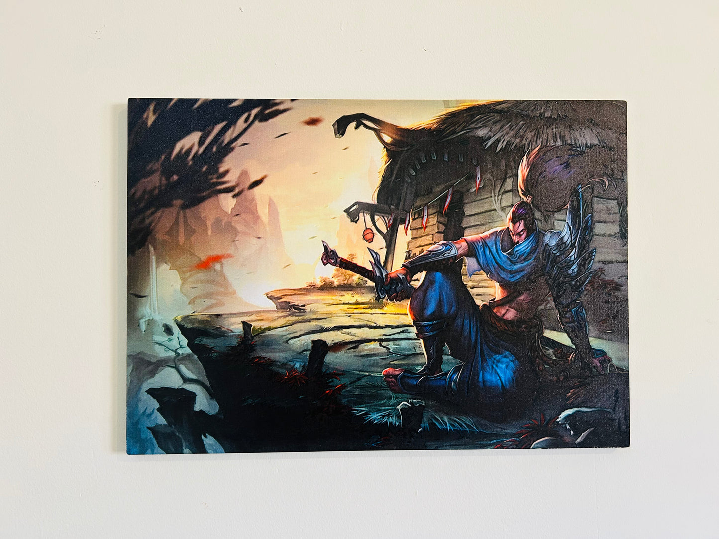 Arttistry Premium Hand-painted wooden artwork of Yasuo